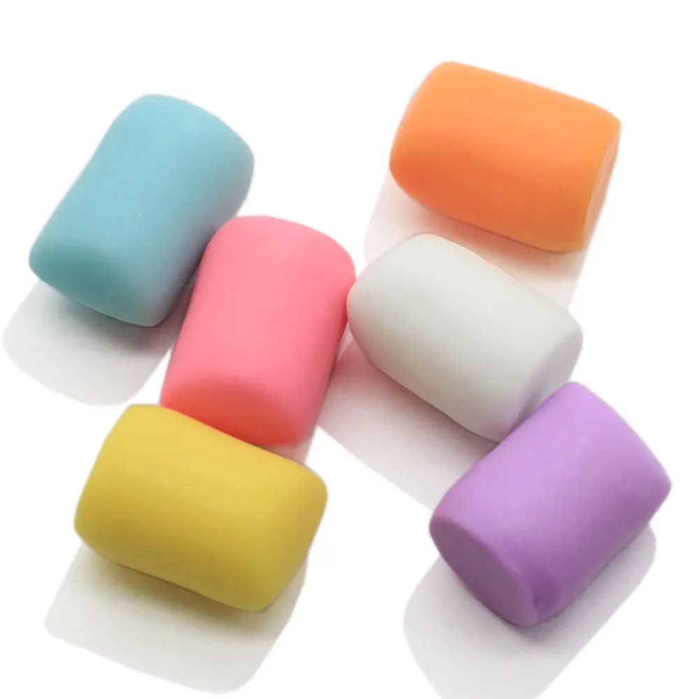 Home Decor From Clay - Fake Marshmallow Dessert Model Made From