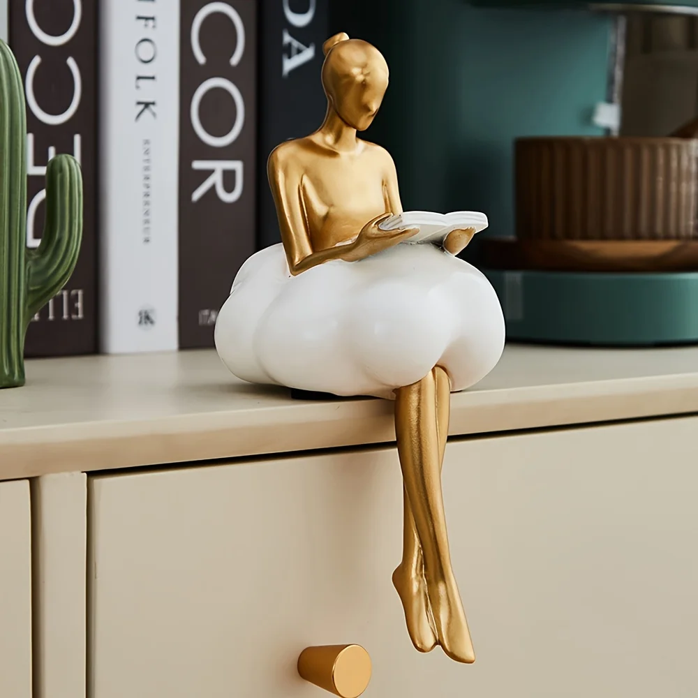 Home Decor Brand - Cloud Girl Sculpture Abstract Art Figure