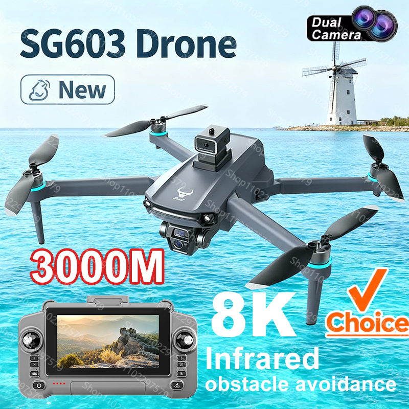 Home Decor Video - New Brushless Power SG603PRO Drone Professional