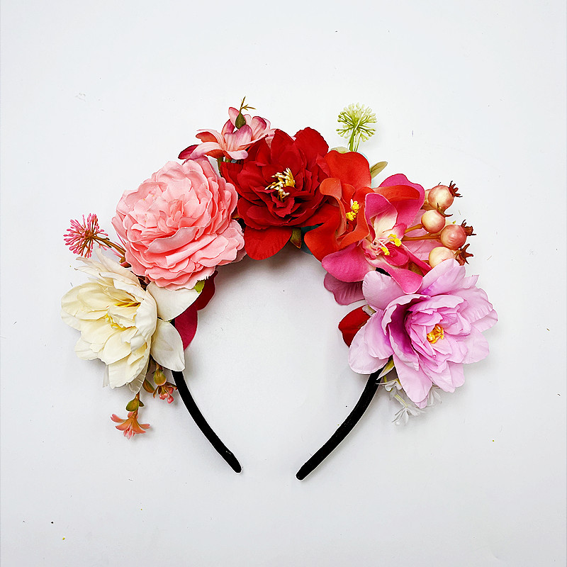 Home Decor Handicraft - Artificial Fabric Flower Headband For Women