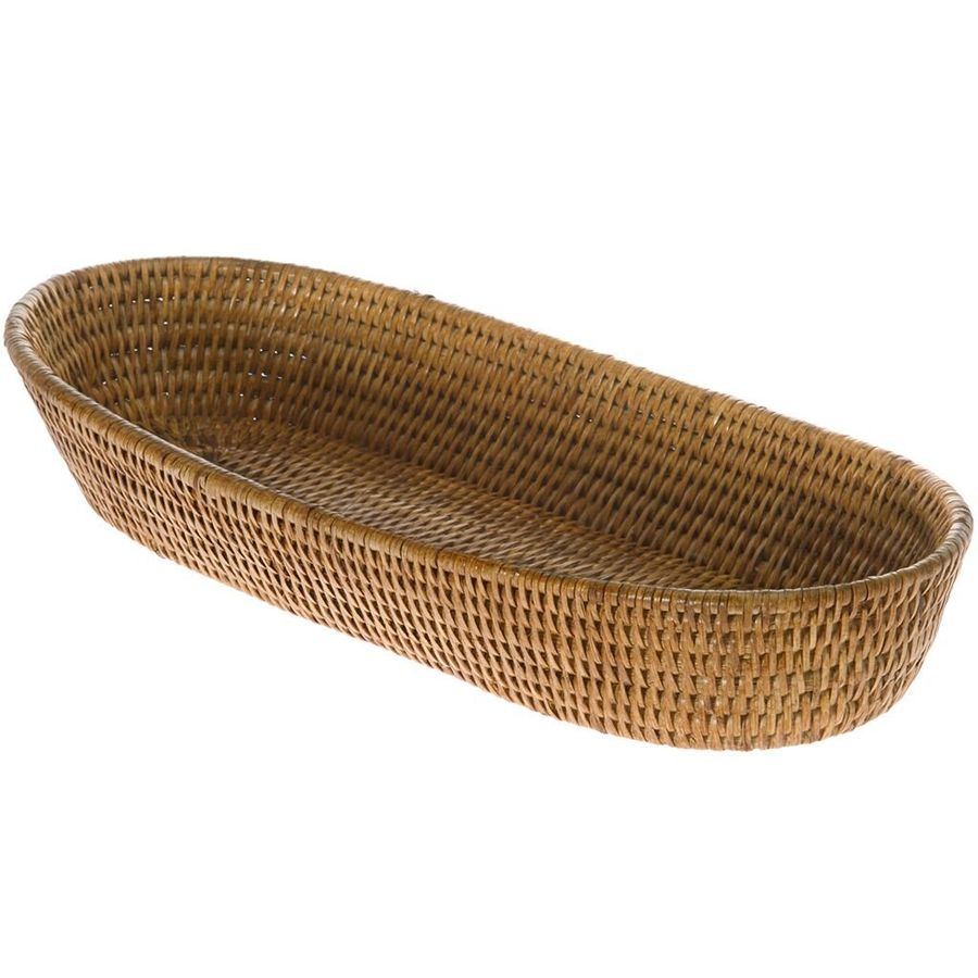 Home Decor Rattan - La Jolla Bread Basket Woven Rattan