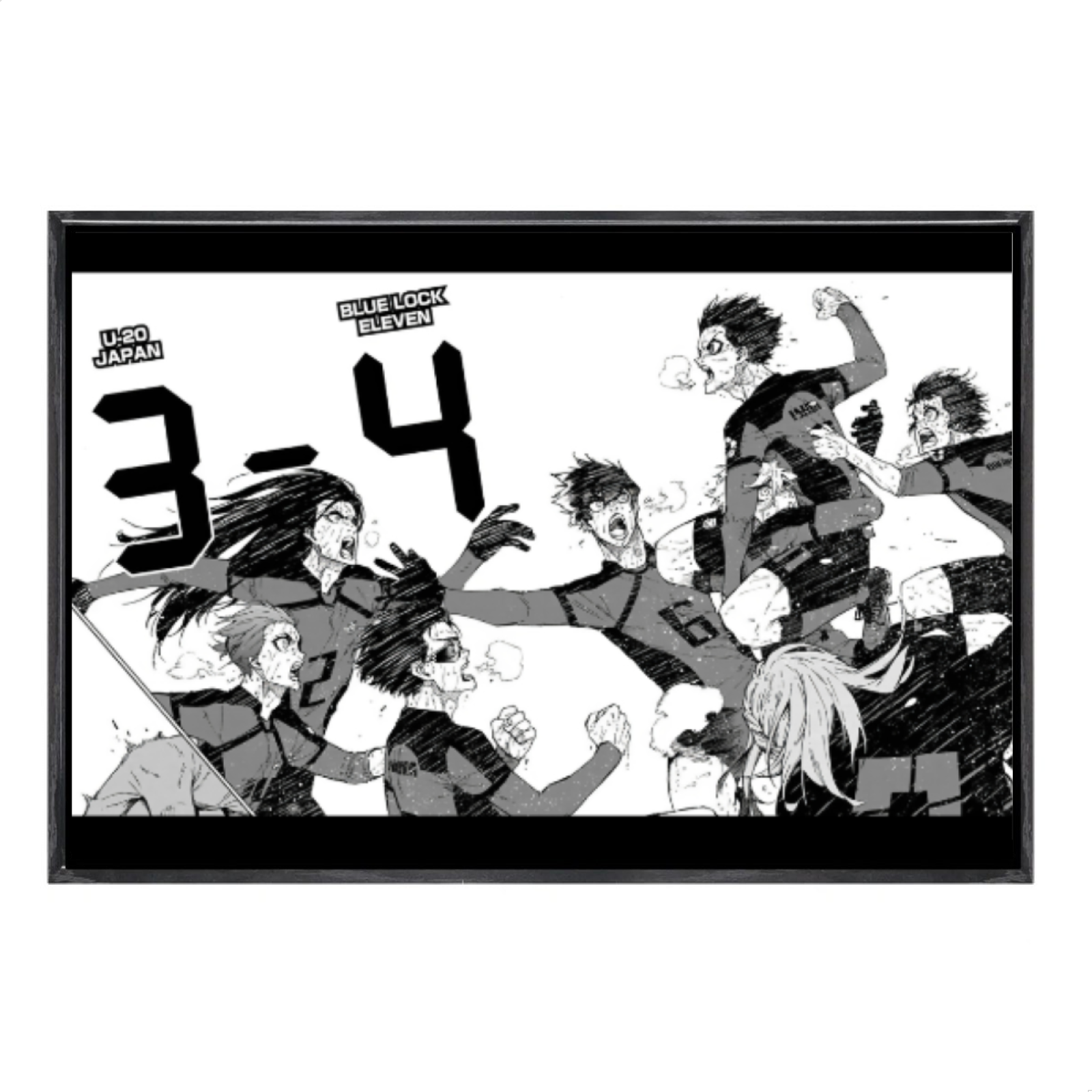 Home Decor Mirror - Japanese Manga Multi-Size Canvas Poster Double