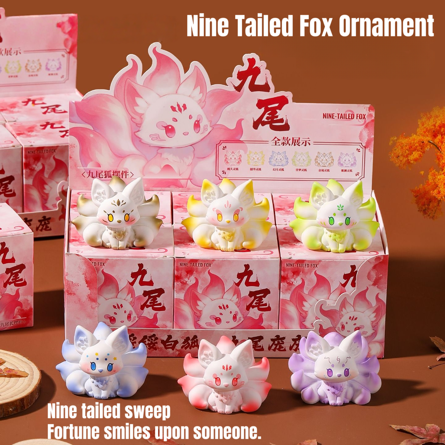 Home Decor Handicraft - Resin handicrafts, nine tailed fox ornaments,