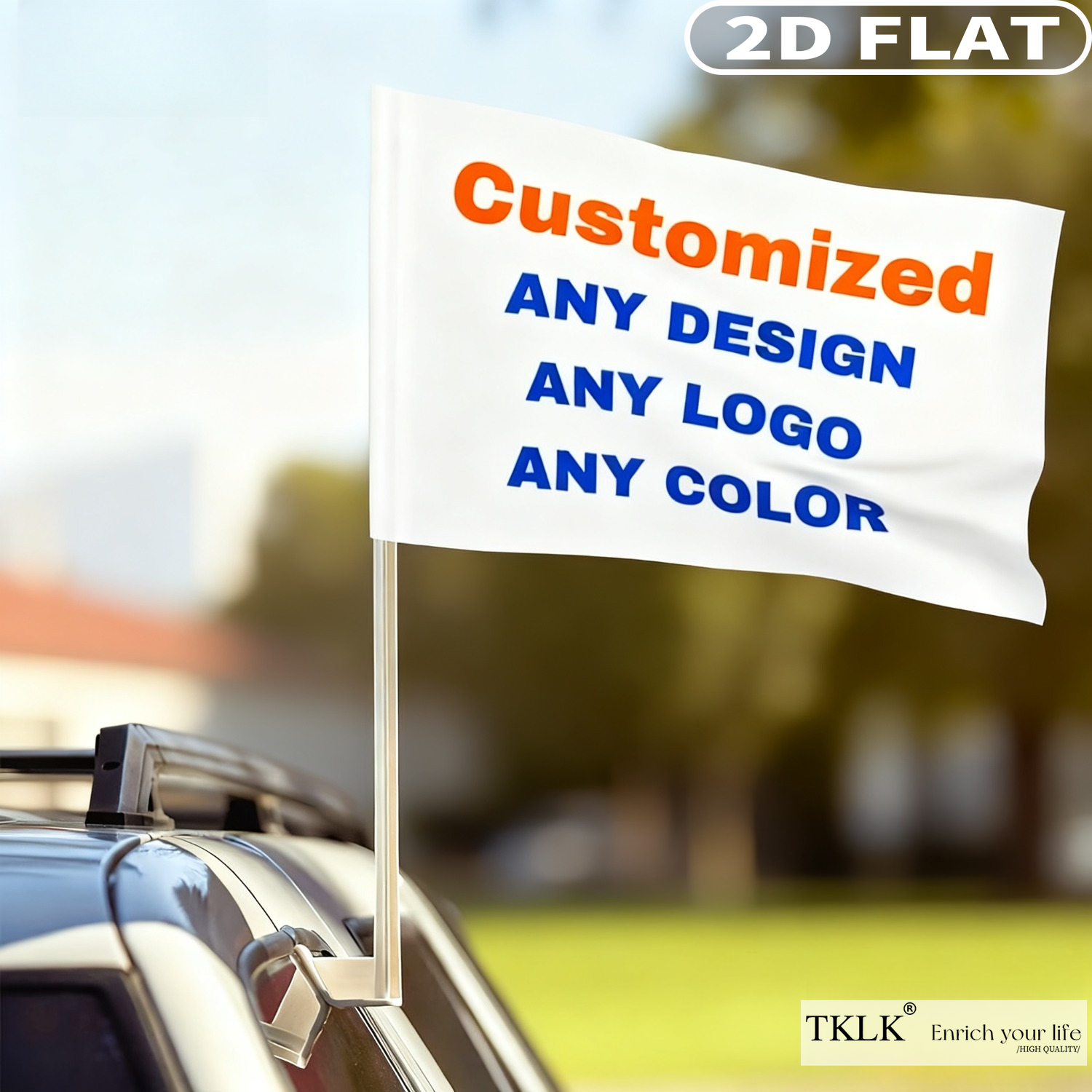 Home Decor Fabric - 1pc / 5pcs Customize Car Flag