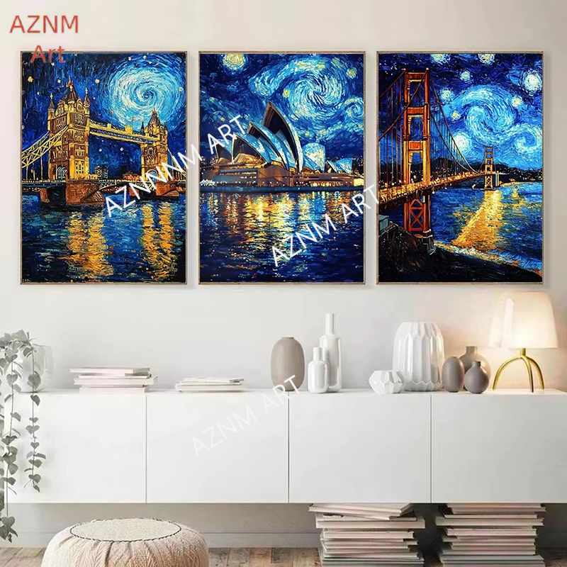 Home Decor London - Vintage Abstract Landscape Poster London New