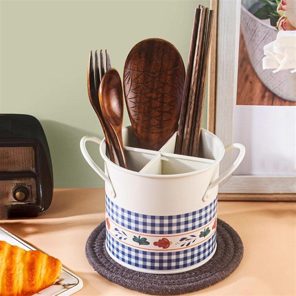 Retro Tableware Storage Bucket – обзор и цена Home Decor Retro