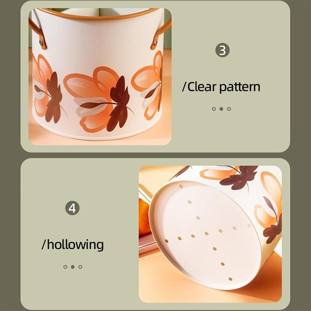 Retro Tableware Storage Bucket – обзор и цена Home Decor Retro