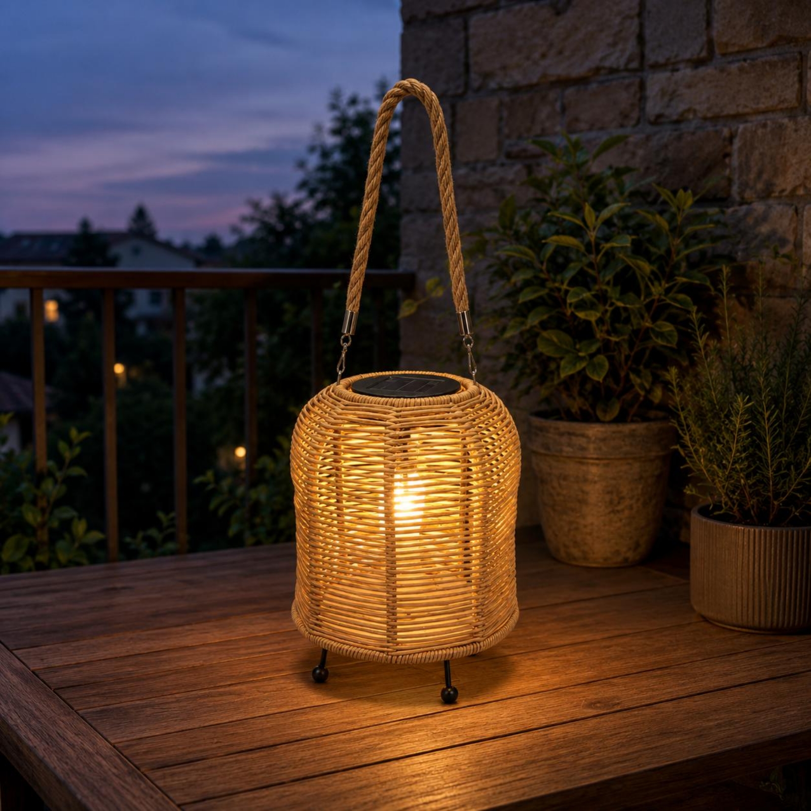 Handwoven Solar Lantern Braide – обзор и цена Home Decor Rattan