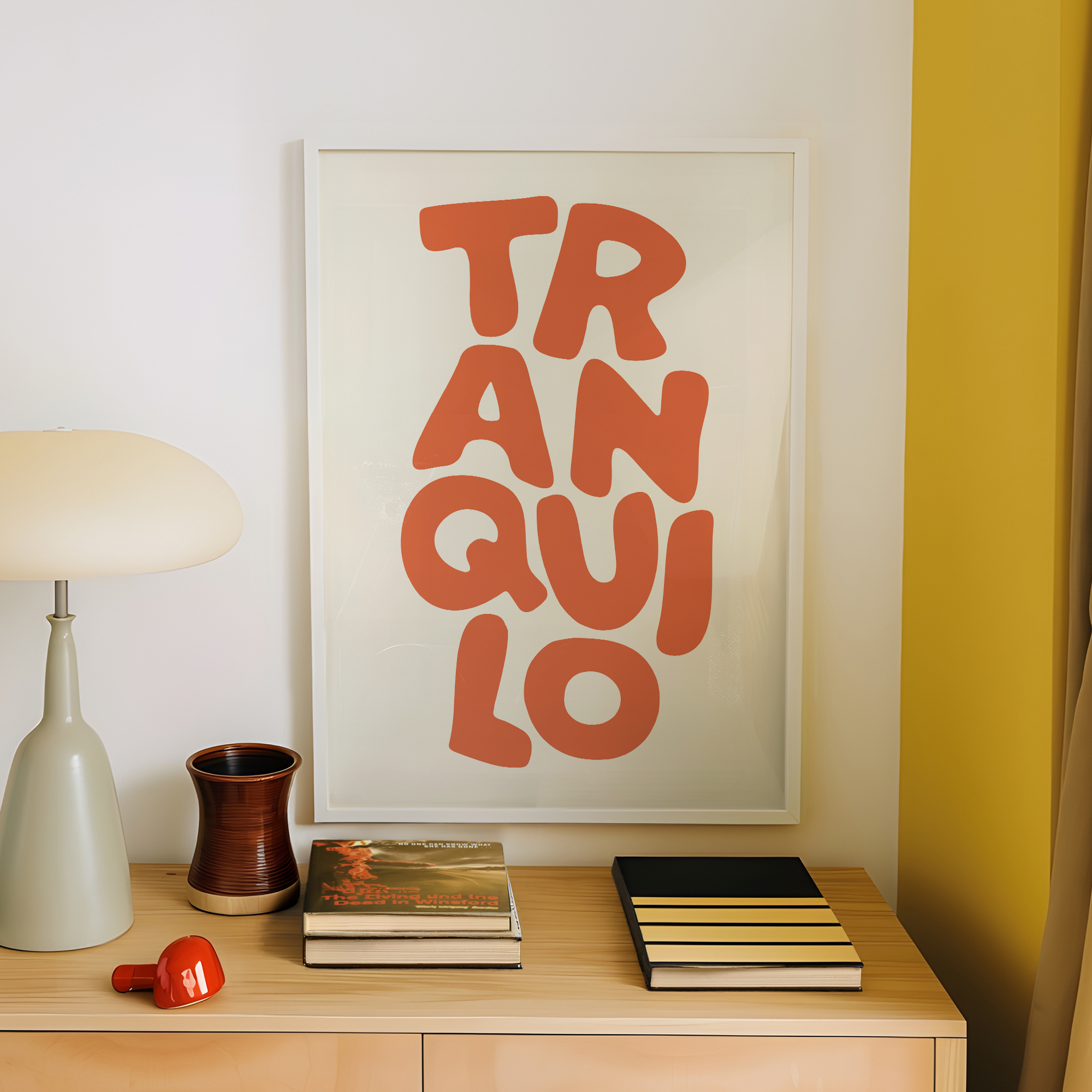 Boho Tranquilo Orange Cream Re – обзор и цена Home Decor Retro