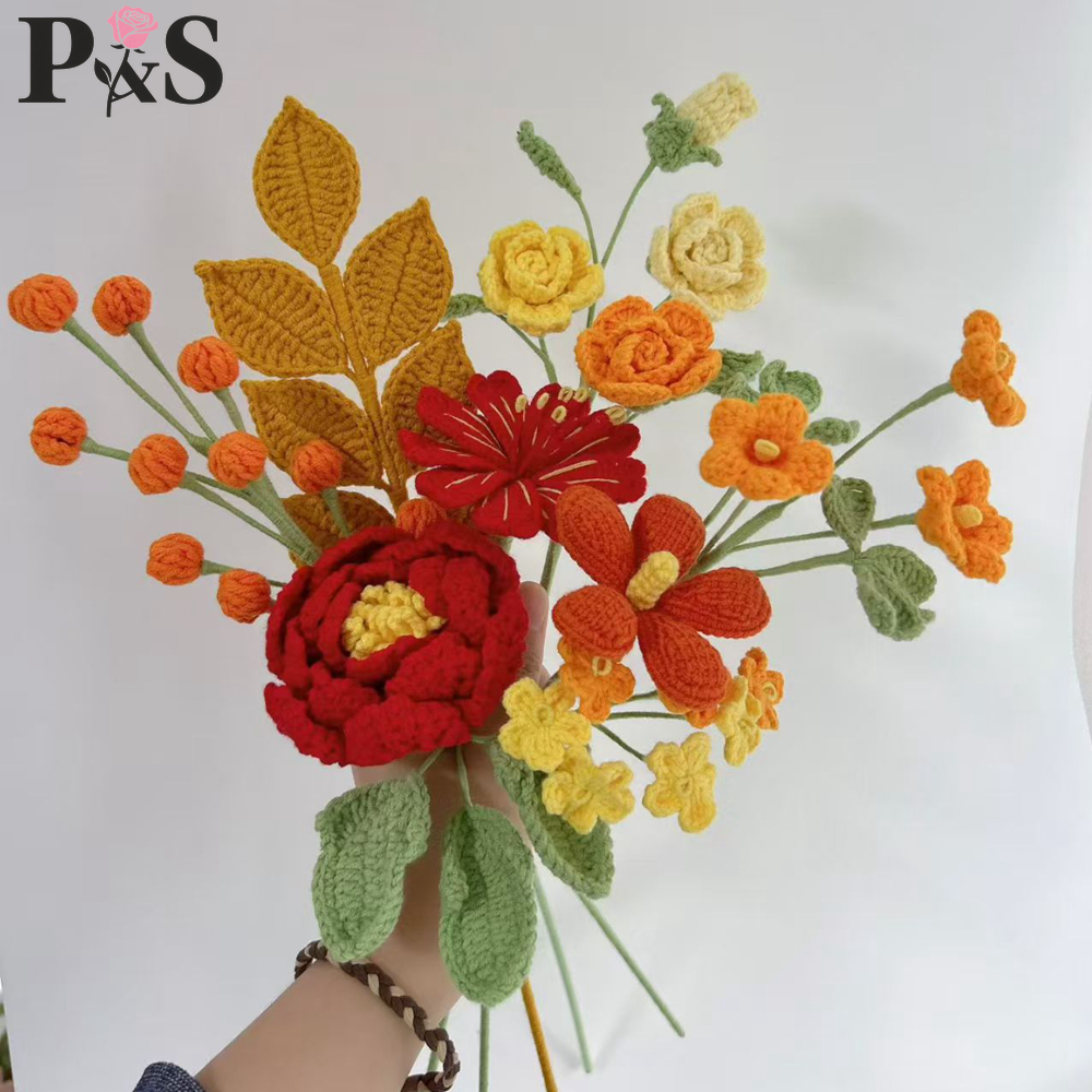Handmade Crochet Flower Bouque – обзор и цена Home Decor Tulip