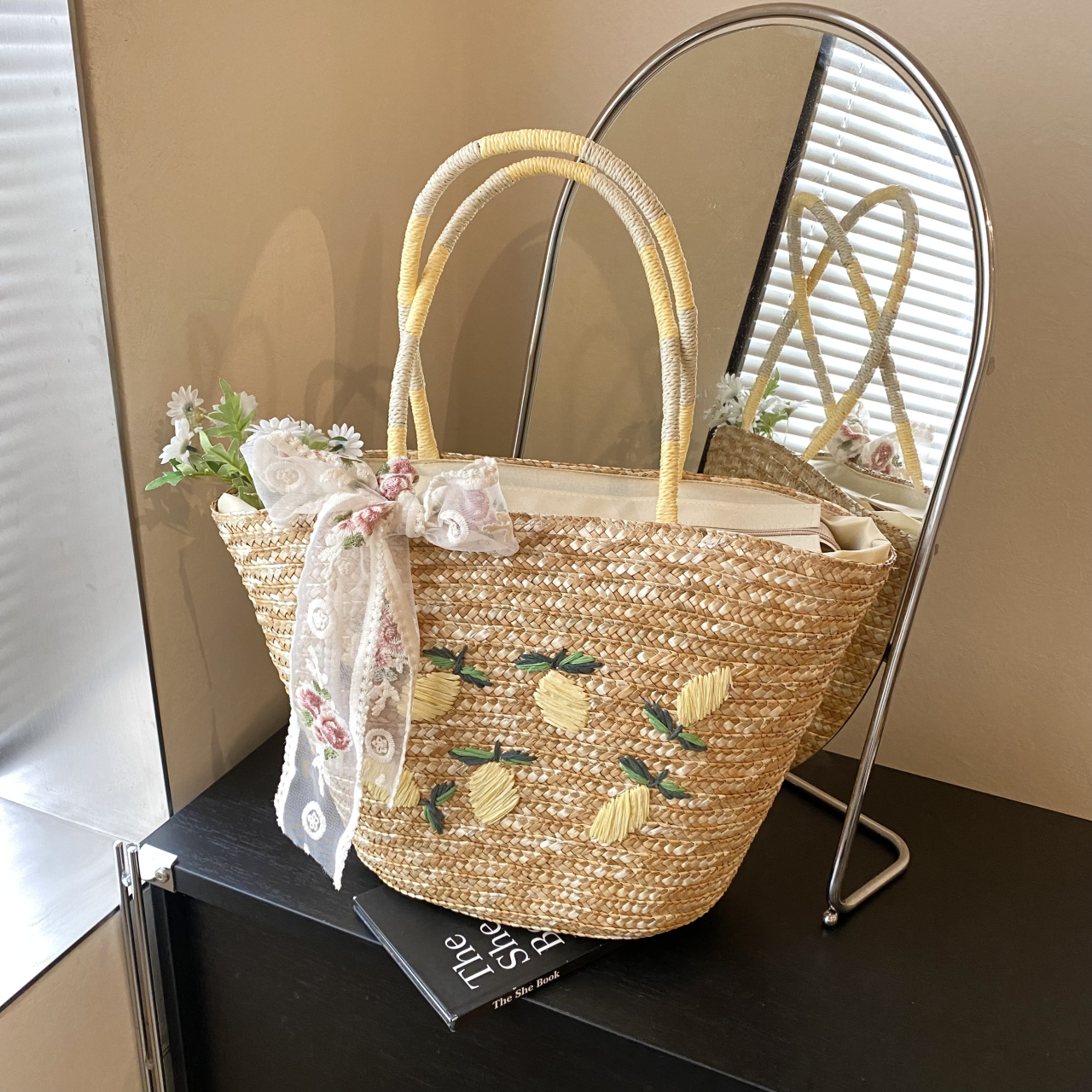 Large Capacity Beach Shoulder  – обзор и цена Home Decor Rattan