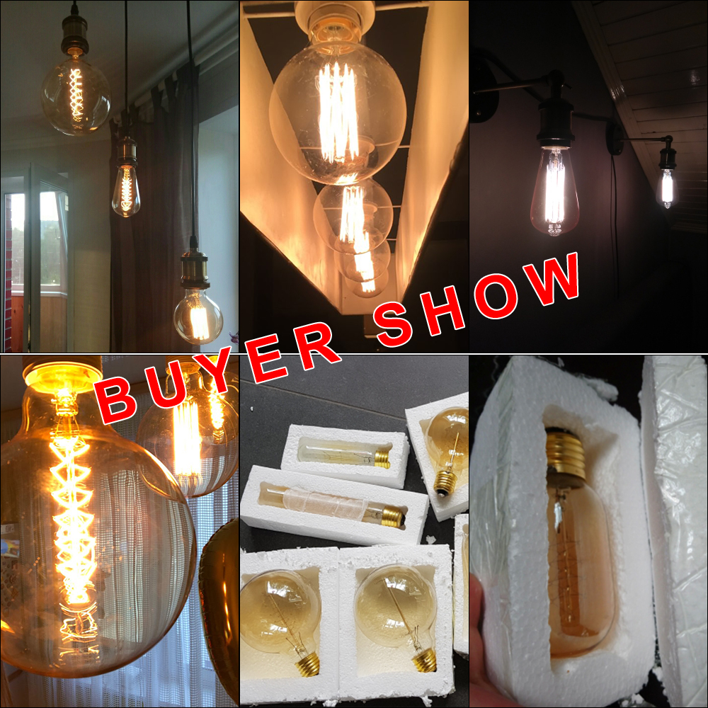 E27 Retro Edison Bulb 220V 40W – обзор и цена Home Decor Retro