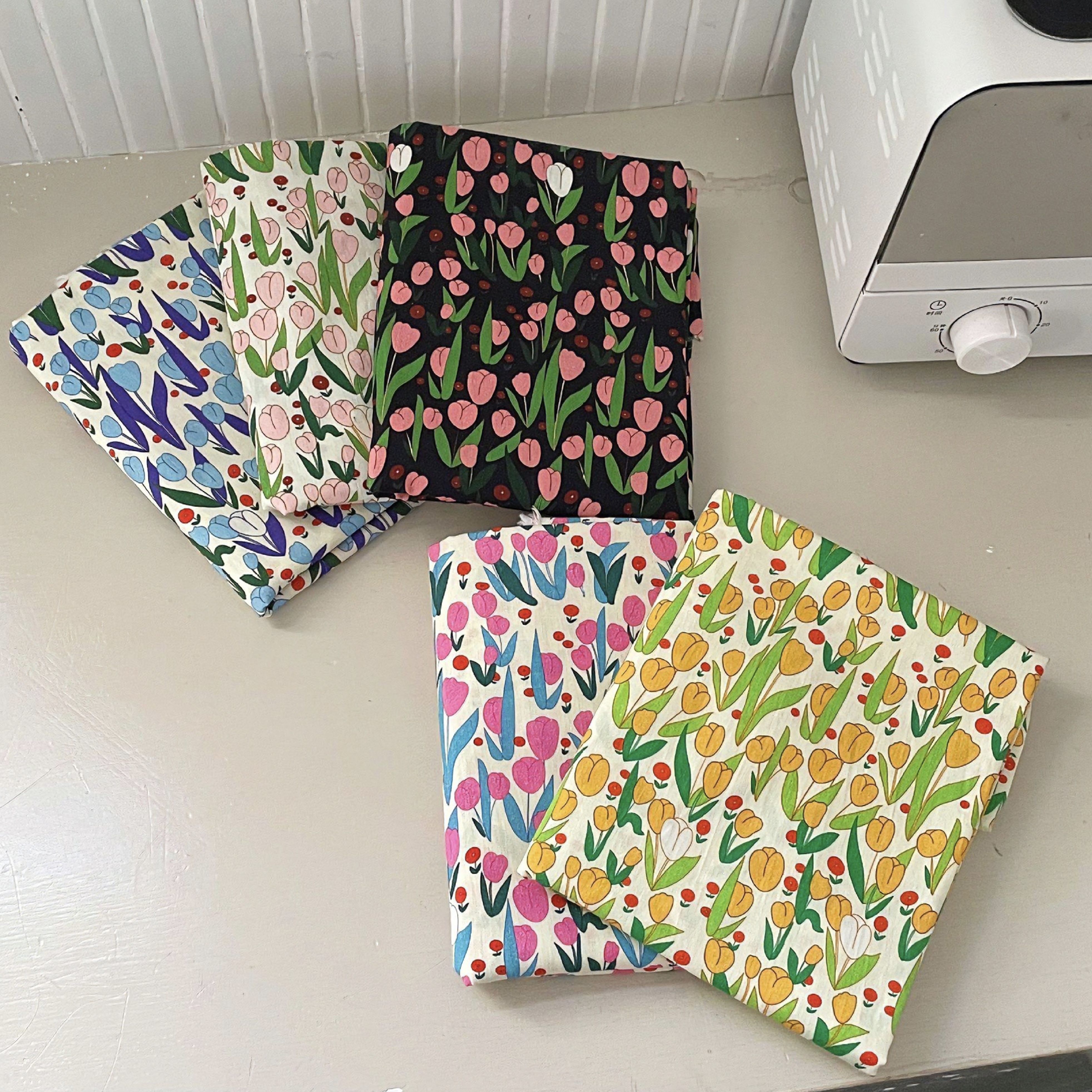 100% Cotton Fabric With Charmi – обзор и цена Home Decor Tulip