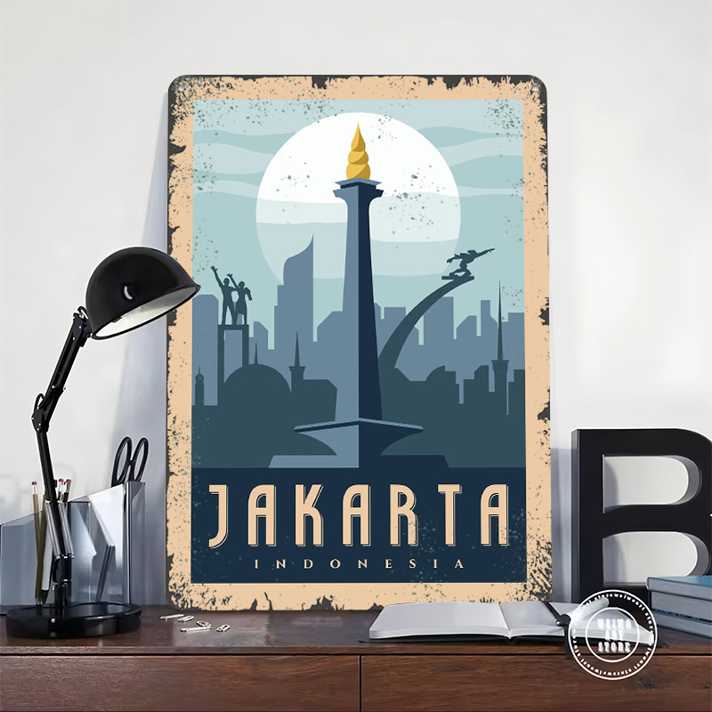 Jakarta Indonesia Travel Metal – обзор и цена Home Decor Jakarta