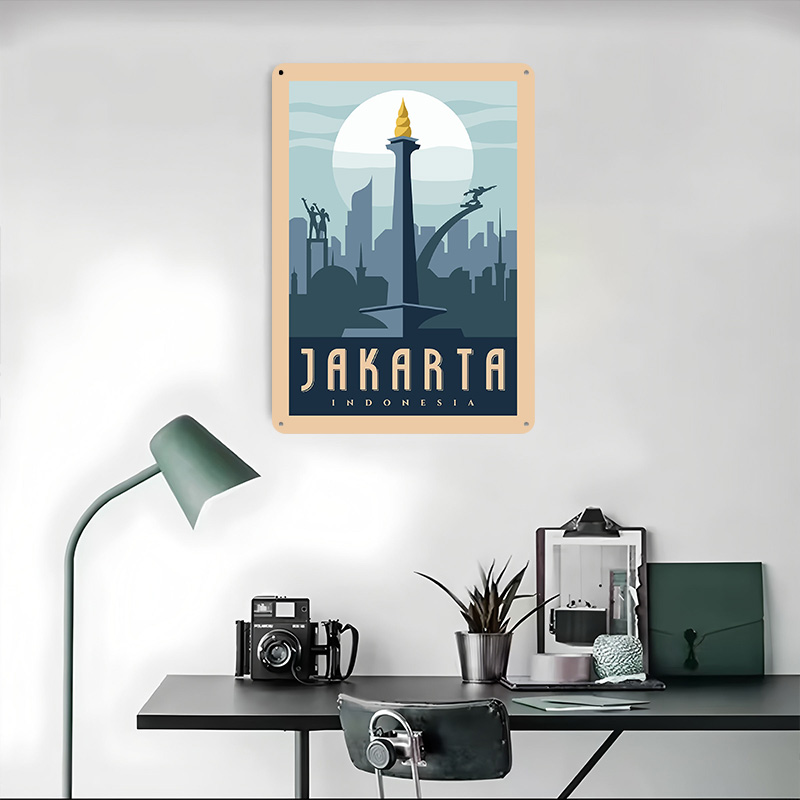 Jakarta Indonesia Travel Metal – обзор и цена Home Decor Jakarta