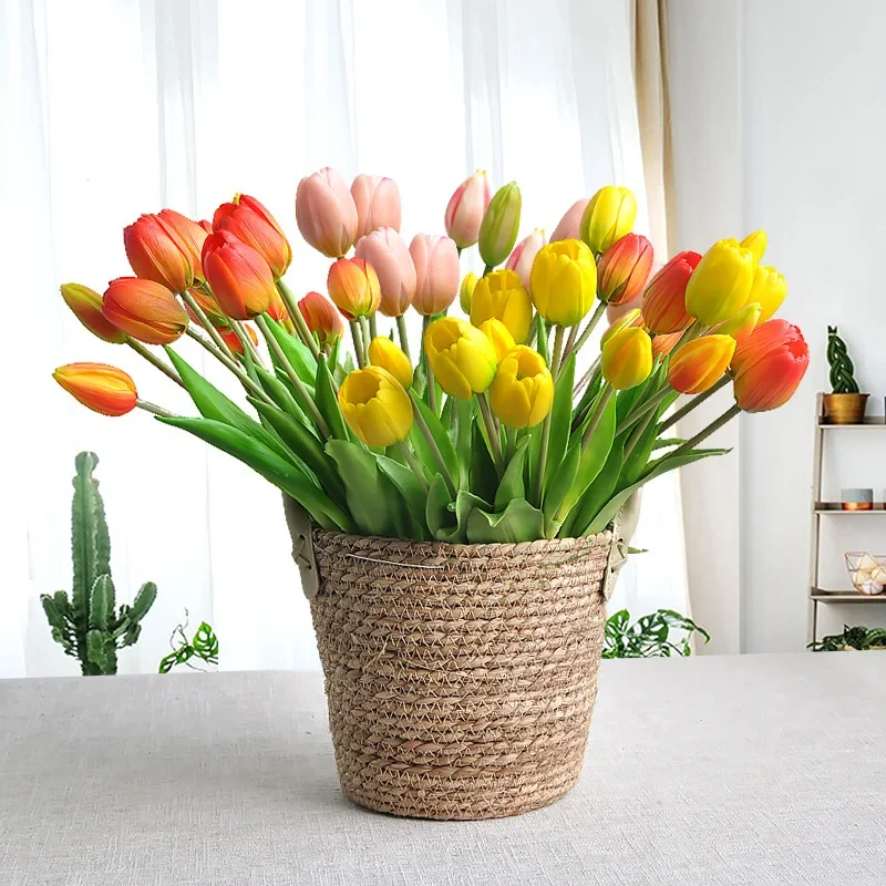5 Heads Artificial Tulip Tacti – обзор и цена Home Decor Tulip