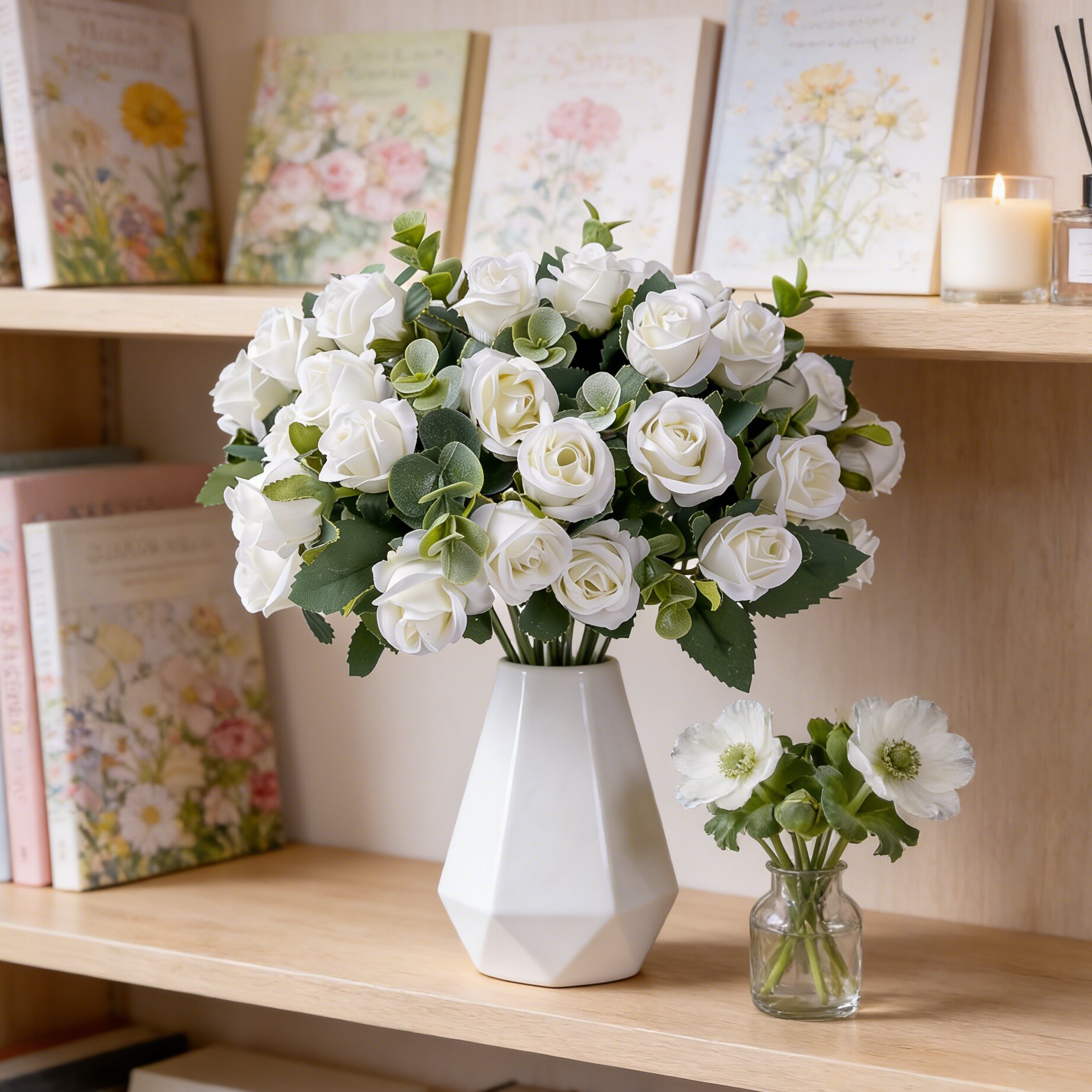 Artificial Silk Rose Flowers B – обзор и цена Home Decor Ai