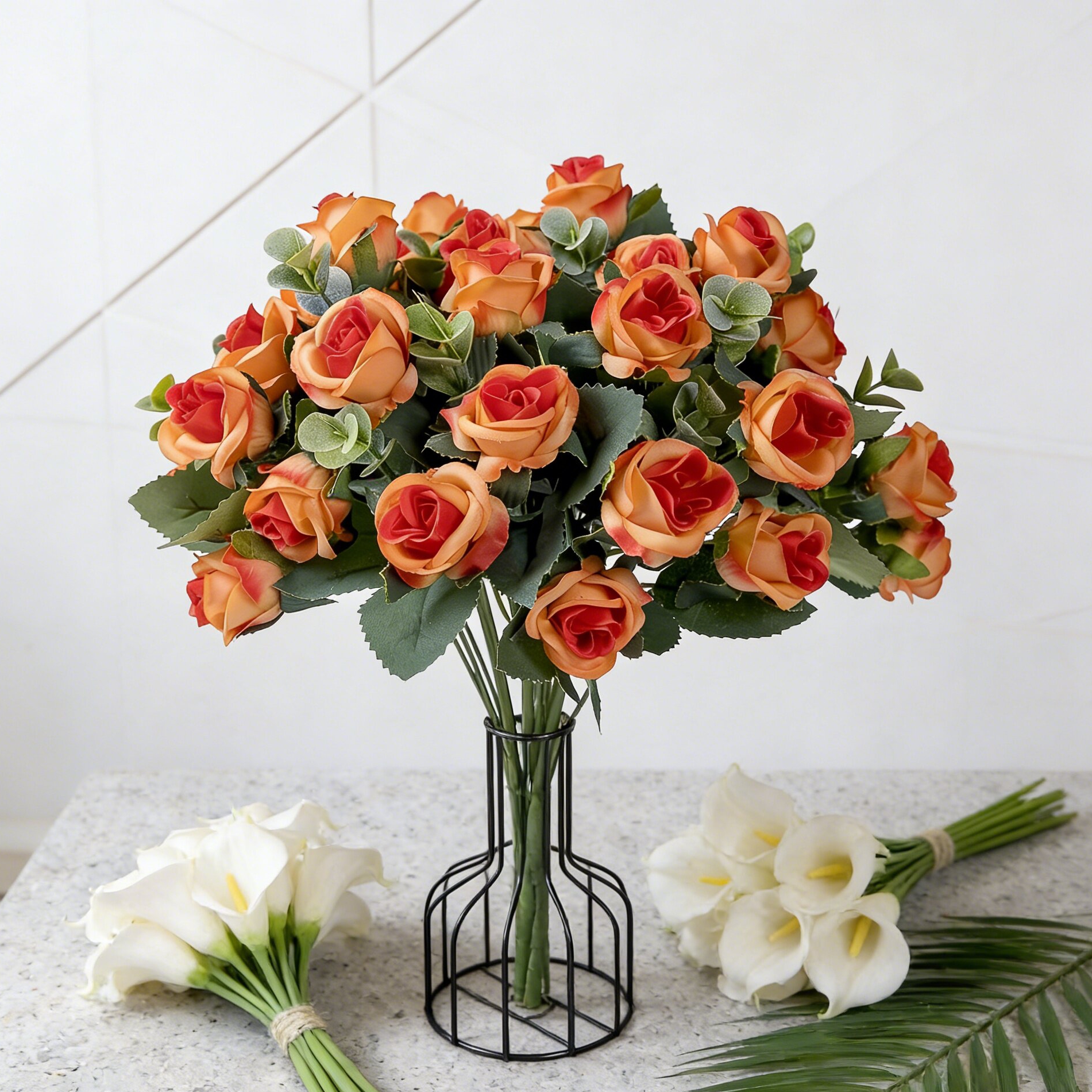 Artificial Silk Rose Flowers B – обзор и цена Home Decor Ai
