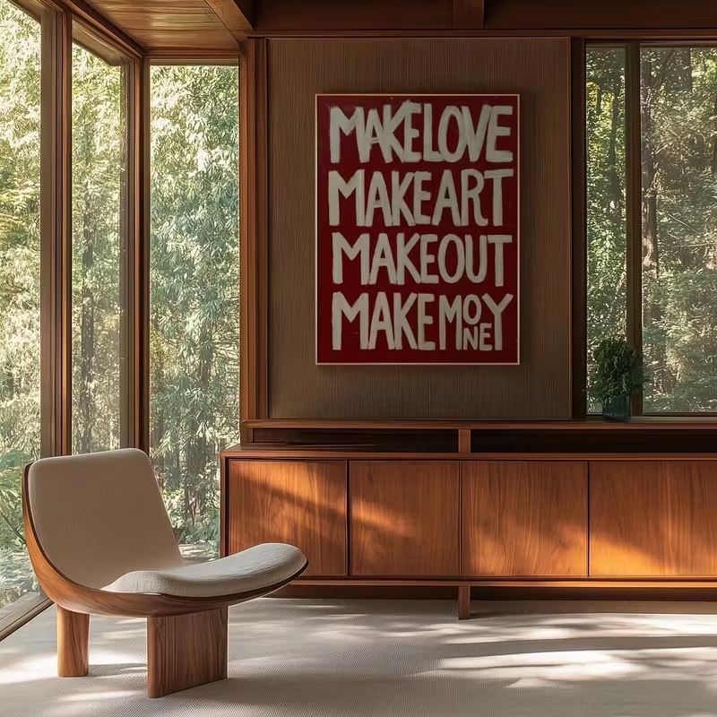 Modern,Retro Self Made Love Ki – обзор и цена Home Decor Quotes