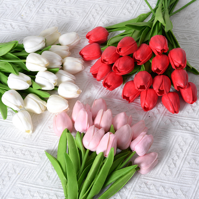 3/6/9PCS Tulip Artificial Flow – обзор и цена Home Decor Tulip