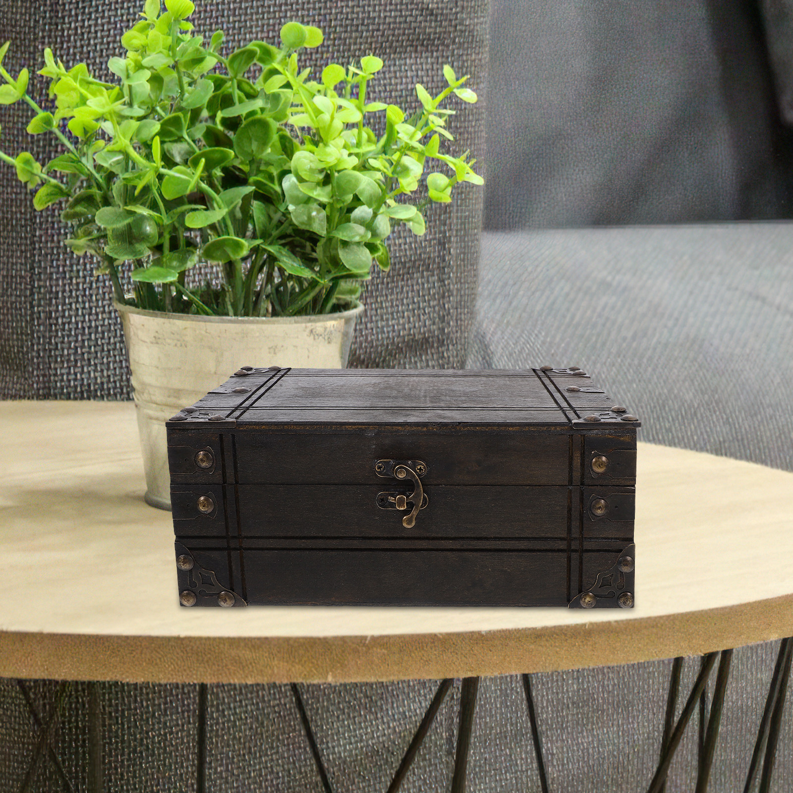Vintage Wooden Treasure Box Re – обзор и цена Home Decor Retro
