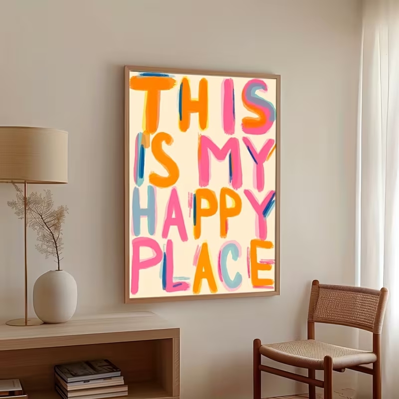 Modern This Is My Happy Place  – обзор и цена Home Decor Quotes
