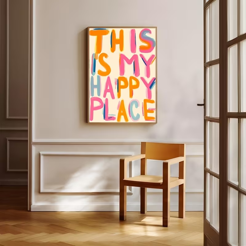 Modern This Is My Happy Place  – обзор и цена Home Decor Quotes