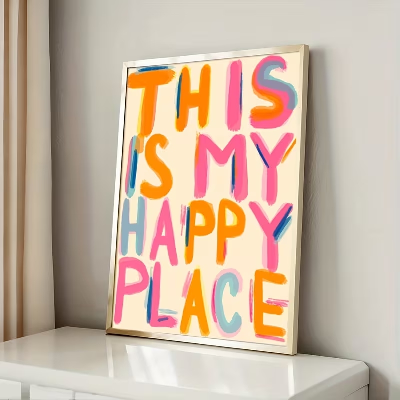 Modern This Is My Happy Place  – обзор и цена Home Decor Quotes