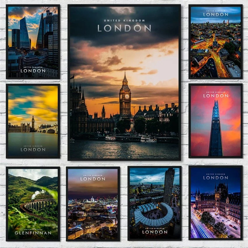 1pc frameless Beautiful City U – обзор и цена Home Decor London