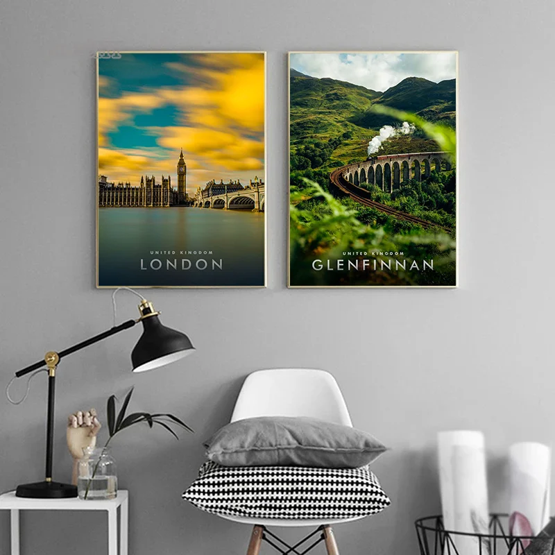 1pc frameless Beautiful City U – обзор и цена Home Decor London