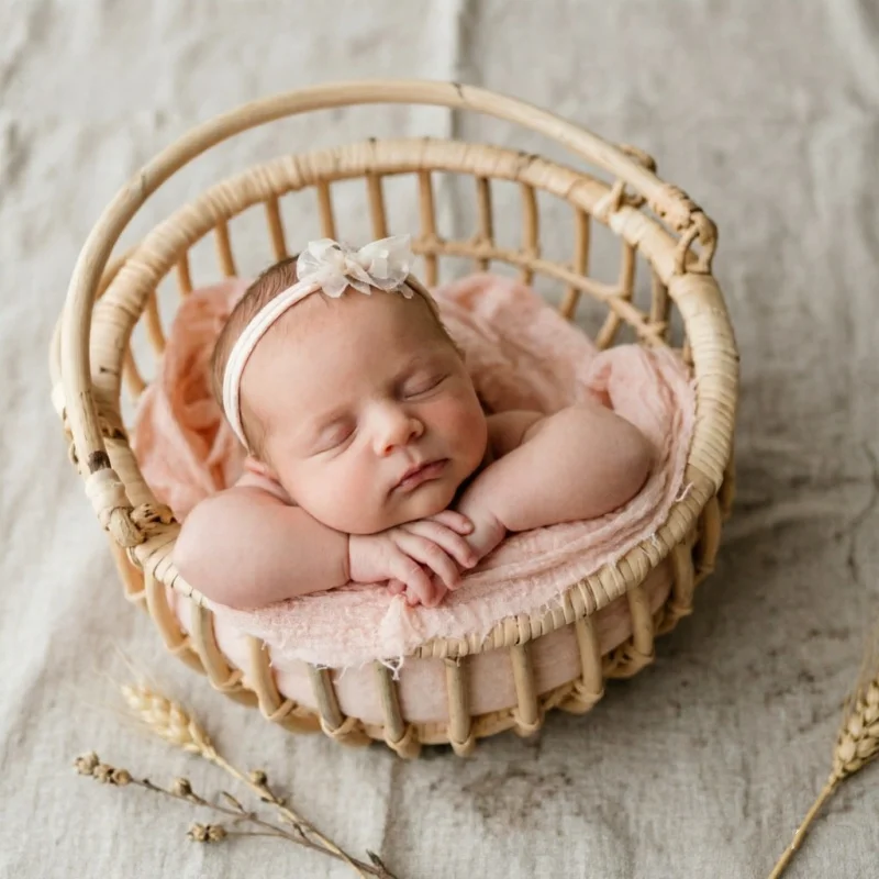 Infant Posing Bed Retro Rattan – обзор и цена Home Decor Rattan