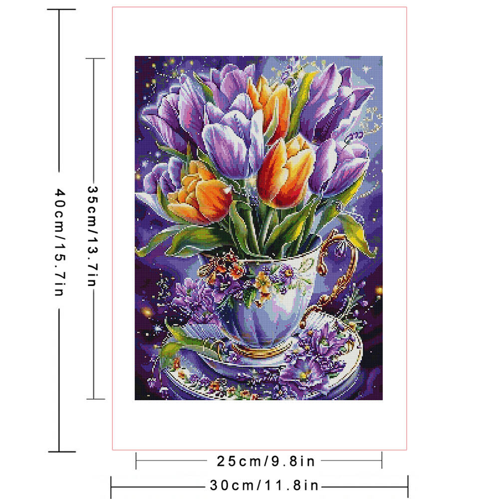 Frameless, Diamond Mosaic Art  – обзор и цена Home Decor Tulip