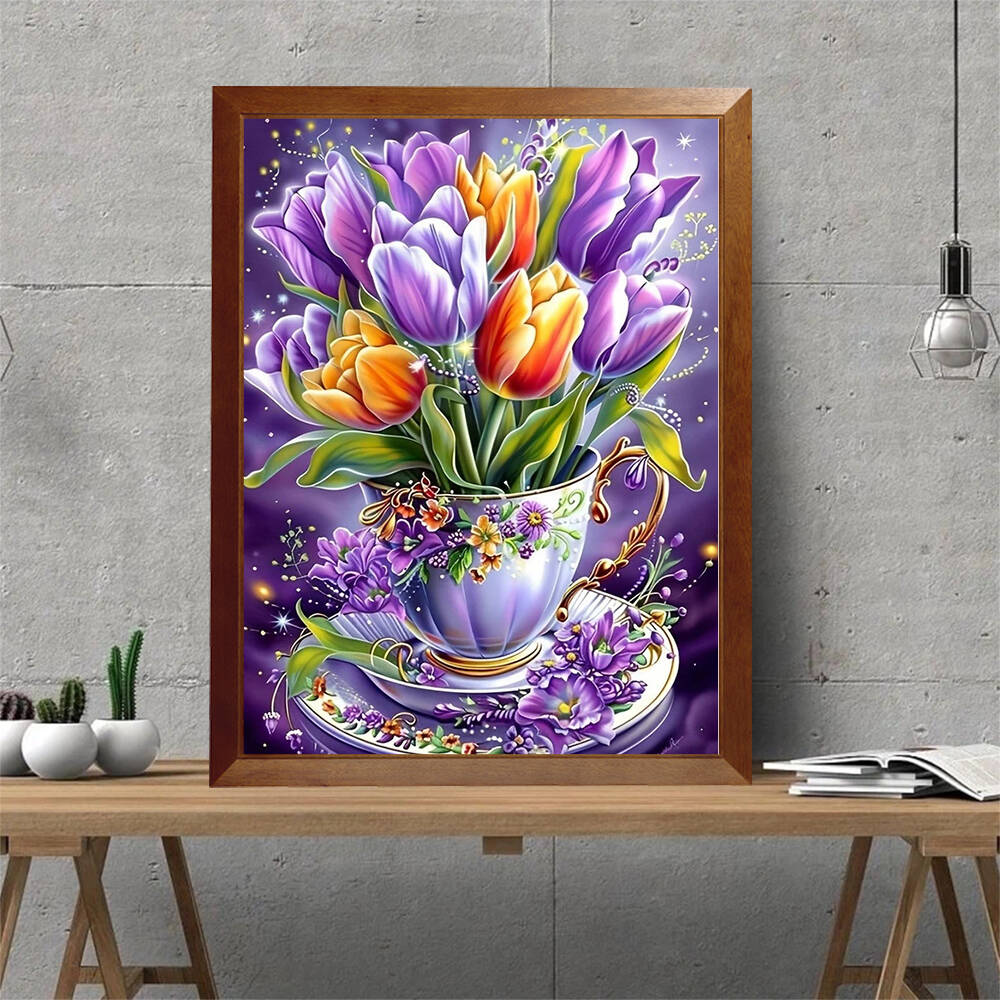 Frameless, Diamond Mosaic Art  – обзор и цена Home Decor Tulip