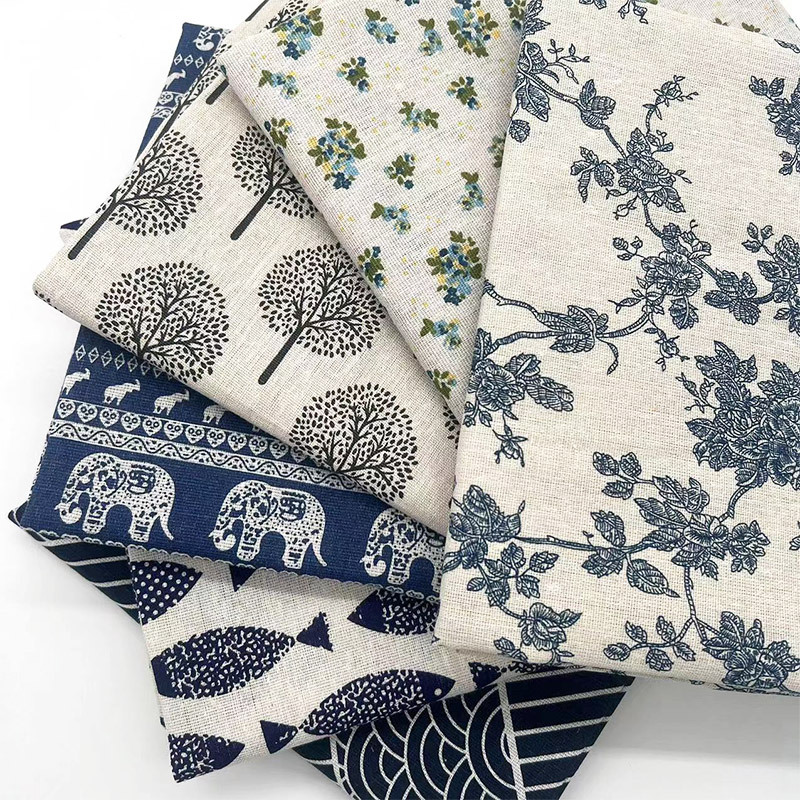 Retro Boho Floral Cotton Linen – обзор и цена Home Decor Fabric