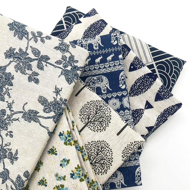 Retro Boho Floral Cotton Linen – обзор и цена Home Decor Fabric