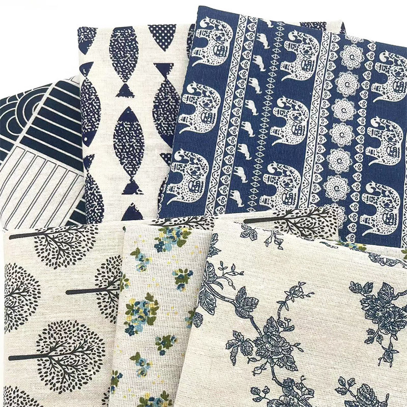 Retro Boho Floral Cotton Linen – обзор и цена Home Decor Fabric
