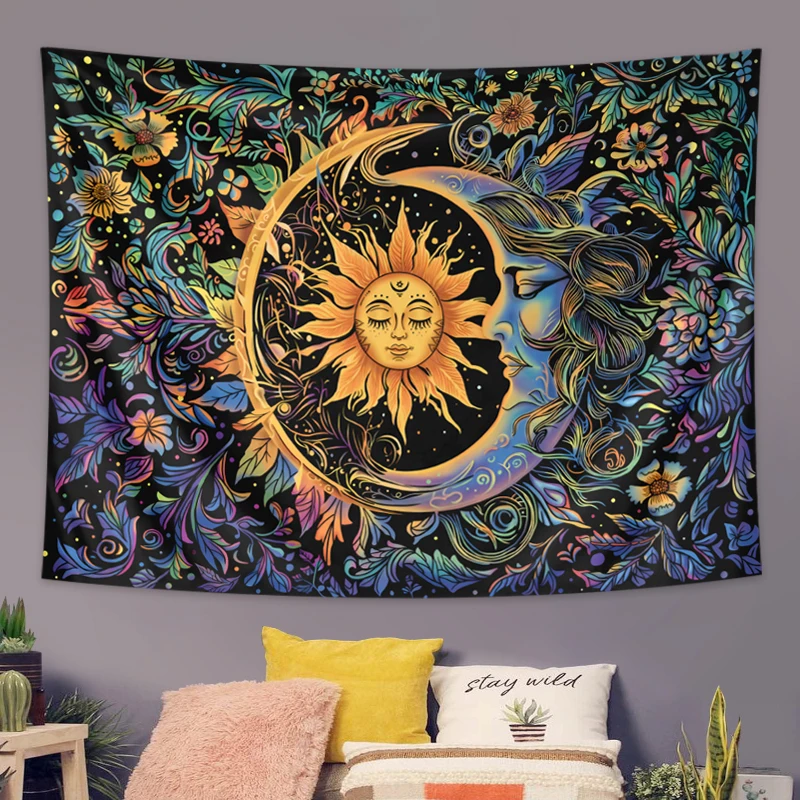 Sun and Moon Tapestry, Mystic  – обзор и цена Aesthetic Tapestry