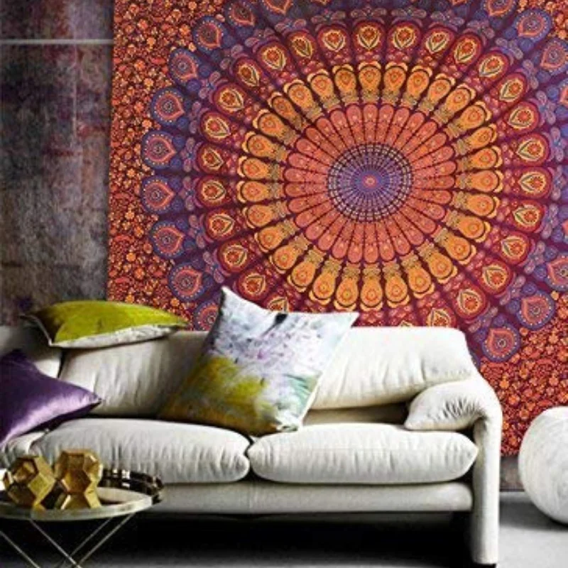 Hippie Mandala Tapestrys India – обзор и цена Aesthetic Tapestry