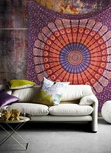 Hippie Mandala Tapestrys India – обзор и цена Aesthetic Tapestry