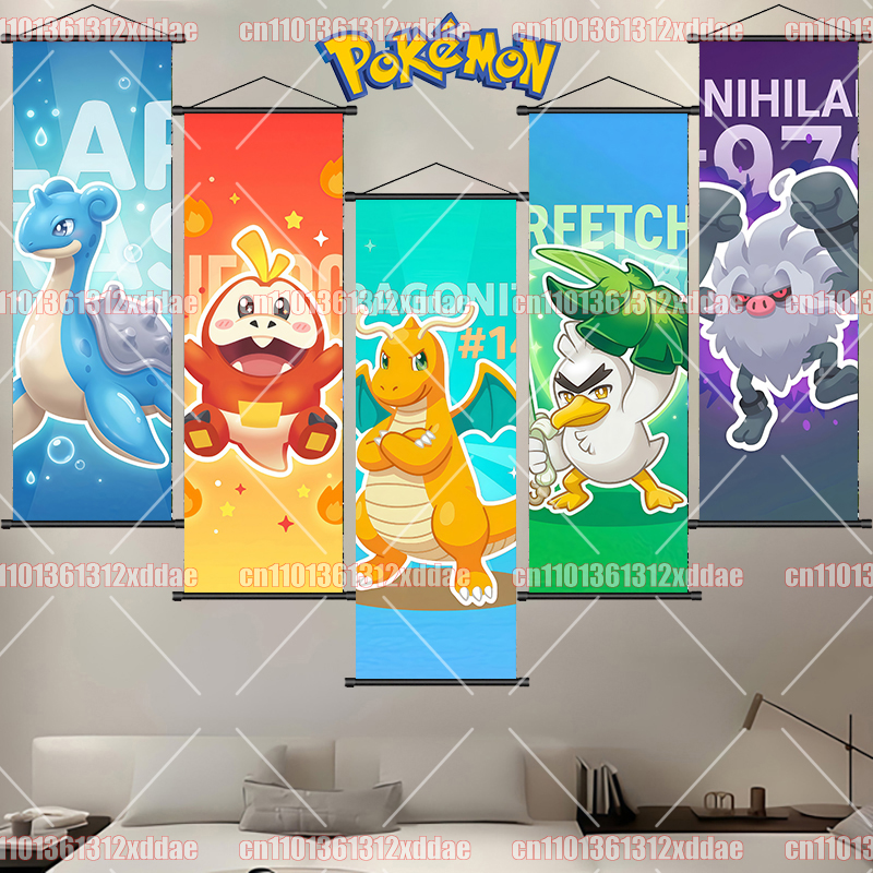 Pokemon Scroll Painting Dragon – обзор и цена Canvas Painting