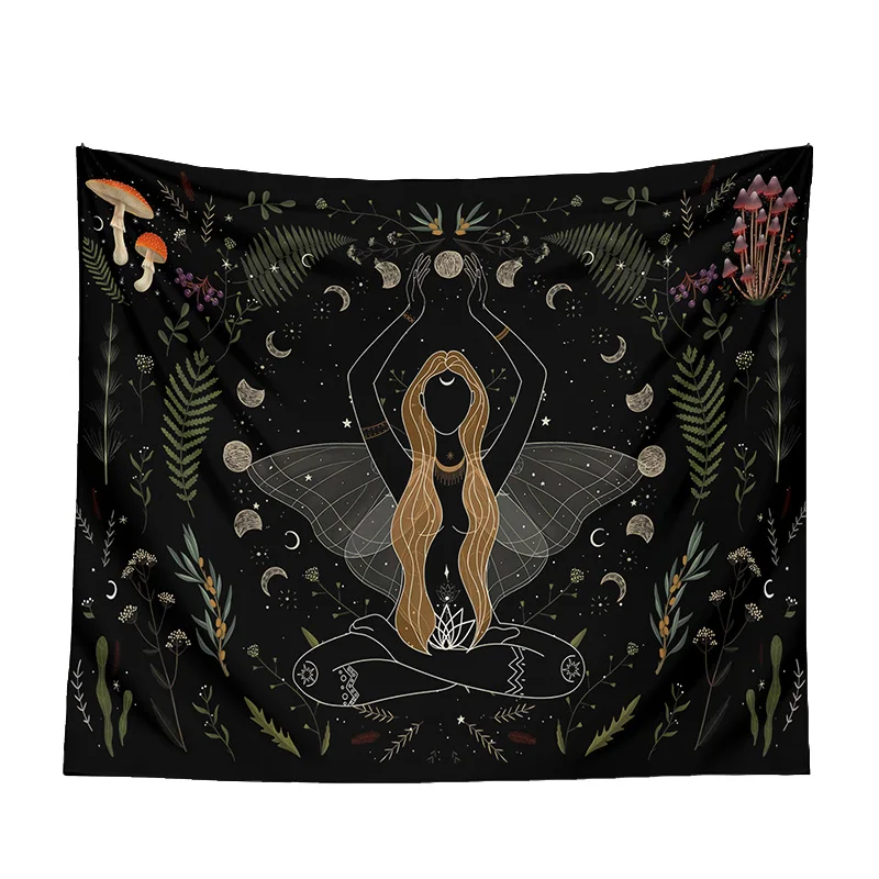 Moon Tapestry Wall Hanging Mot – обзор и цена Aesthetic Tapestry