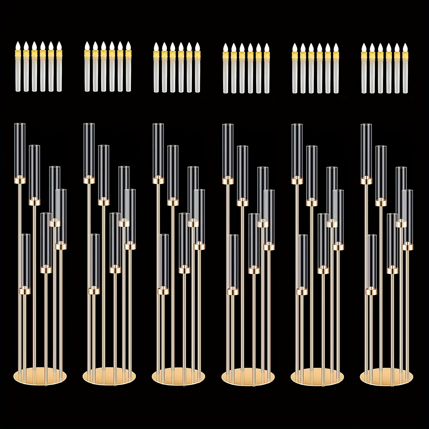 2 Sets Floor Candelabra 6 Arms – обзор и цена Flooring Home Decor