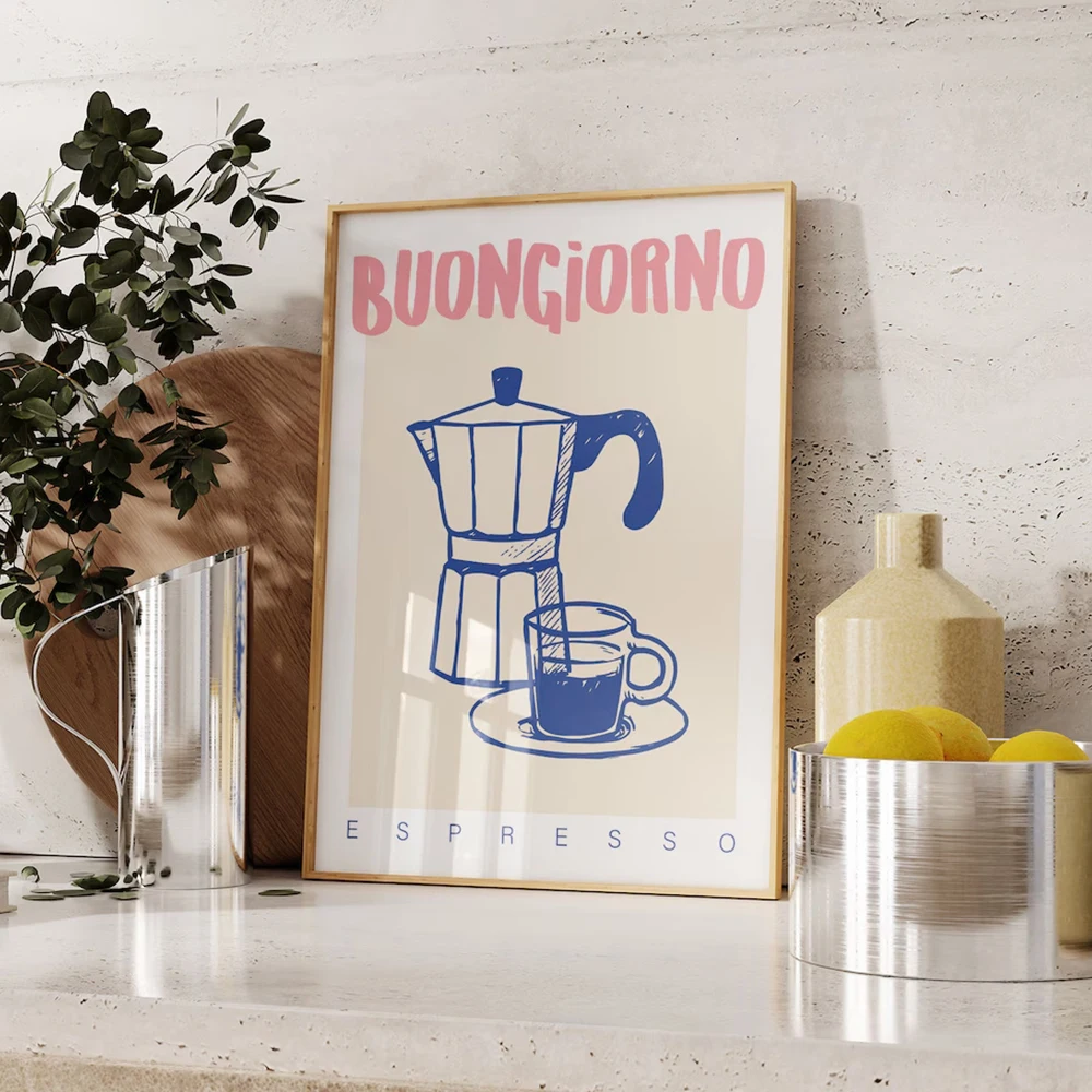 Modern Coffee Espresso Wall Ar – обзор и цена Home Decor Retro