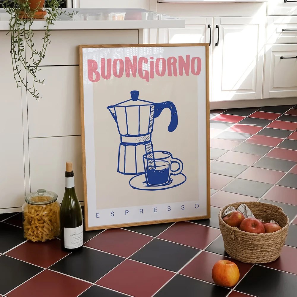 Modern Coffee Espresso Wall Ar – обзор и цена Home Decor Retro