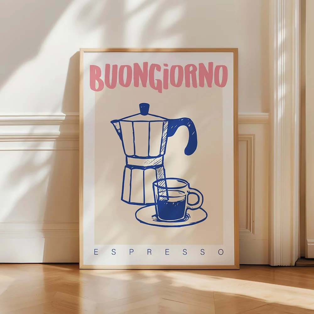 Modern Coffee Espresso Wall Ar – обзор и цена Home Decor Retro