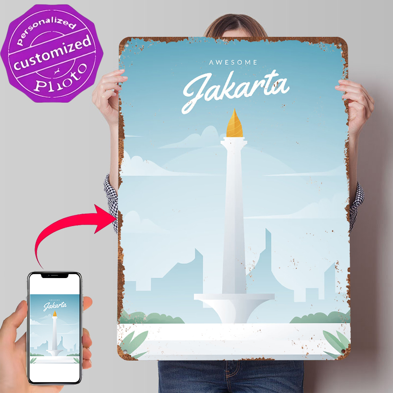Jakarta Indonesia Tinplate Pos – обзор и цена Home Decor Jakarta