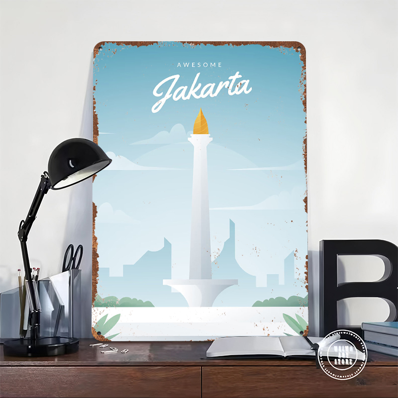 Jakarta Indonesia Tinplate Pos – обзор и цена Home Decor Jakarta
