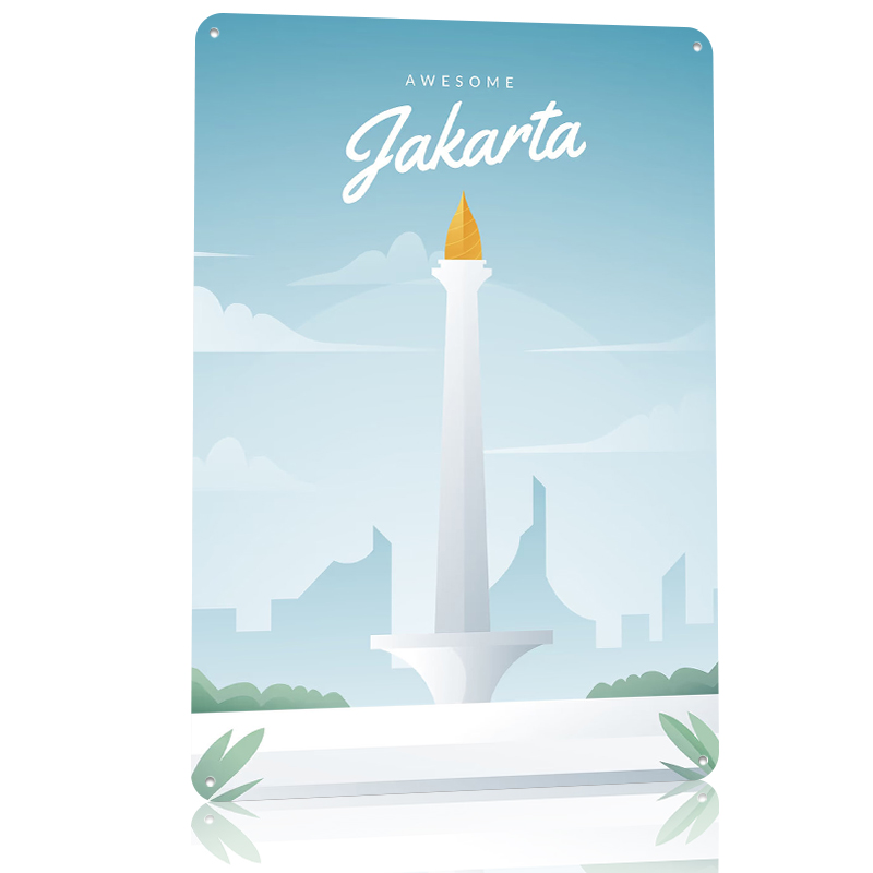 Jakarta Indonesia Tinplate Pos – обзор и цена Home Decor Jakarta