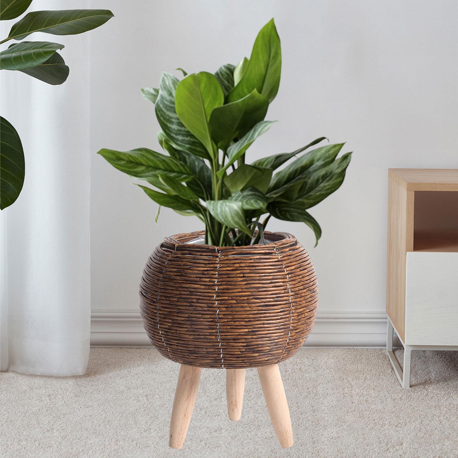 Woven Basket with Stand Indoor – обзор и цена Home Decor Rattan