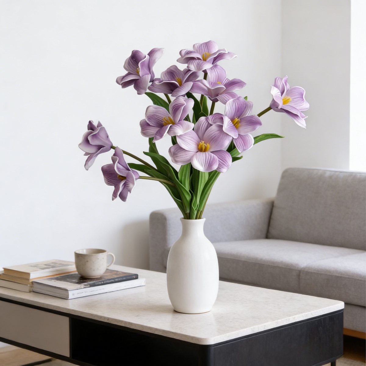 18.5 Inches Single Stem Open T – обзор и цена Home Decor Tulip